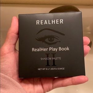 RealHer eyeshadow palette.